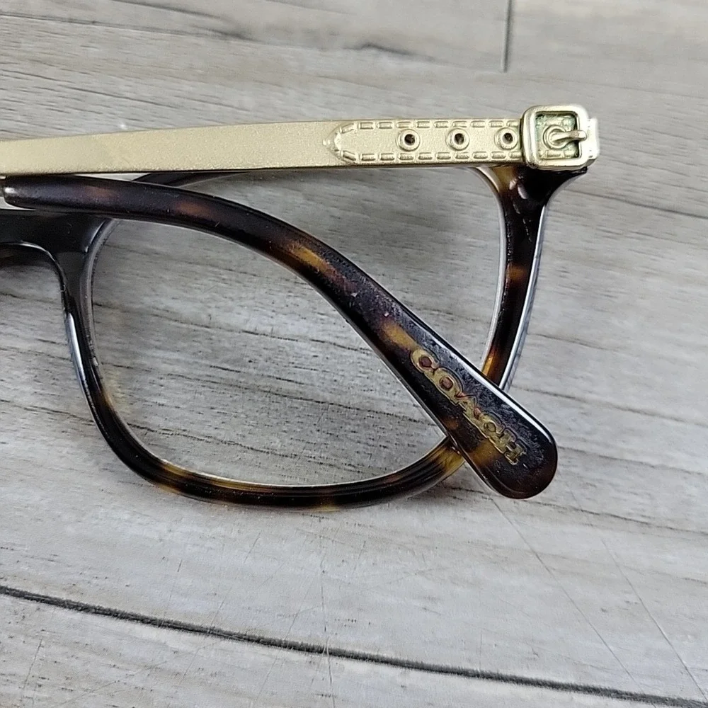 Coach Eyeglasses HC 6113 5485 Dark‎ Tortoise 53-18-140 Frames Only